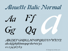 Alouette Italic