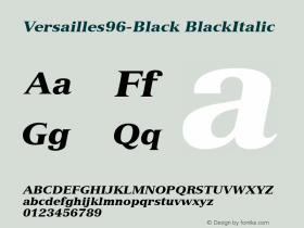 Versailles96-Black