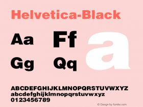 Helvetica-Black