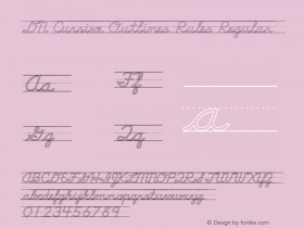 DN Cursive Outlines Rules