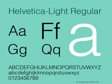 Helvetica-Light