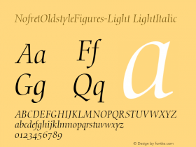 NofretOldstyleFigures-Light