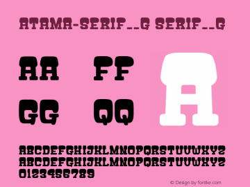 ATAMA-SERIF__G