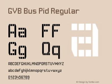 GVB Bus Pid