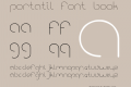 portatil font