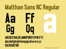 Matthan Sans NC