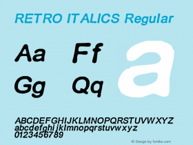 RETRO ITALICS