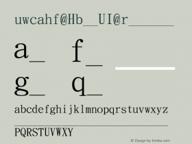 UWCAHF (Big5)