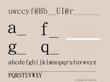 UWCCYF (Big5)