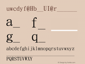 UWCDYF (Big5)