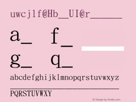 UWCJLF (Big5)