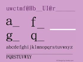 UWCTMF (Big5)