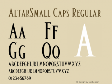 AltarSmall Caps