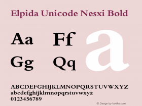 Elpida Unicode Nesxi