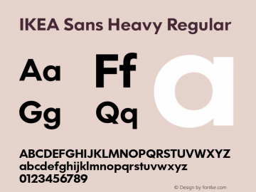 IKEA Sans Heavy