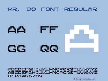 Mr. Do Font