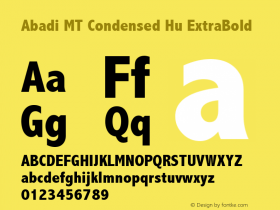 Abadi MT Condensed Hu