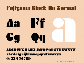 Fujiyama Black Hu