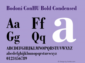 Bodoni ConHU