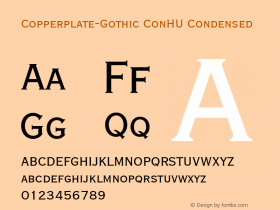 Copperplate-Gothic ConHU