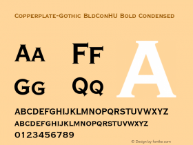 Copperplate-Gothic BldConHU
