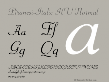 Piranesi-Italic HU