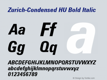 Zurich-Condensed HU