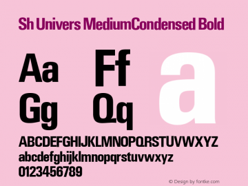 Sh Univers MediumCondensed