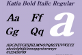 Katia Bold Italic