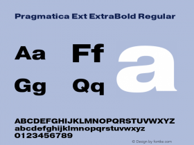 Pragmatica Ext ExtraBold