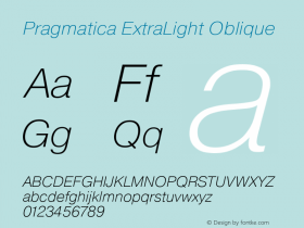 Pragmatica ExtraLight