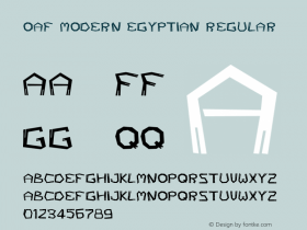 OAF Modern Egyptian