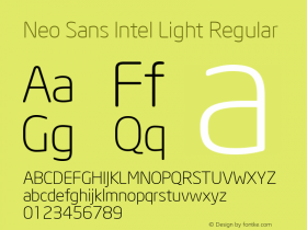 Neo Sans Intel Light