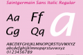 Saintgermain Sans Italic