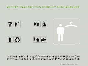 Public Information Symbols Font