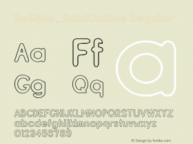 ReSiple_BoldOutline