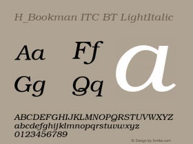 H_Bookman ITC BT