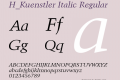 H_Kuenstler Italic