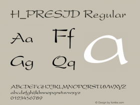 H_PRESID