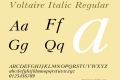 Voltaire Italic