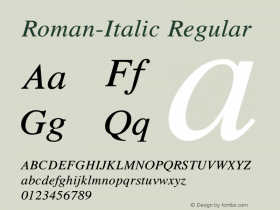 Roman-Italic