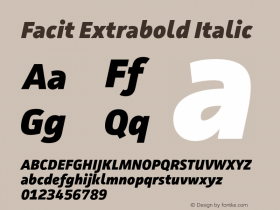 Facit Extrabold