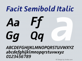 Facit Semibold