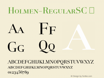 Holmen-RegularSC