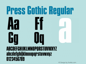 Press Gothic