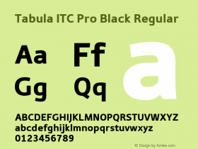 Tabula ITC Pro Black
