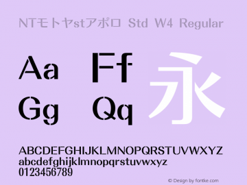 NTモトヤstアポロ Std W4