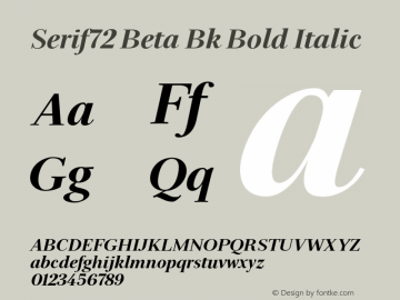 Serif72 Beta Bk