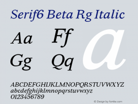 Serif6 Beta Rg