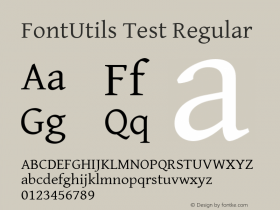 FontUtils Test